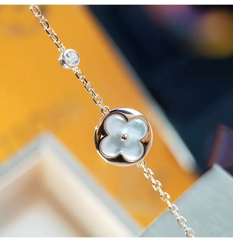 [⭐Glow]SUN MOP GOLD 1 DIAMOND NECKLACE