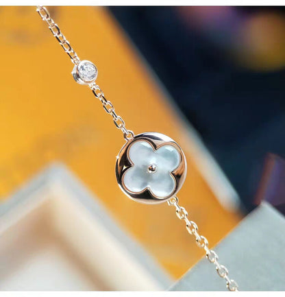 [⭐Glow]SUN MOP GOLD 1 DIAMOND NECKLACE