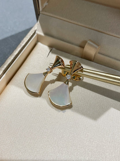 [⭐Glow]DREAM MOP 1 DIAMOND EARRINGS