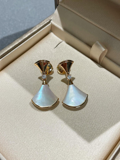 [⭐Glow]DREAM MOP 1 DIAMOND EARRINGS