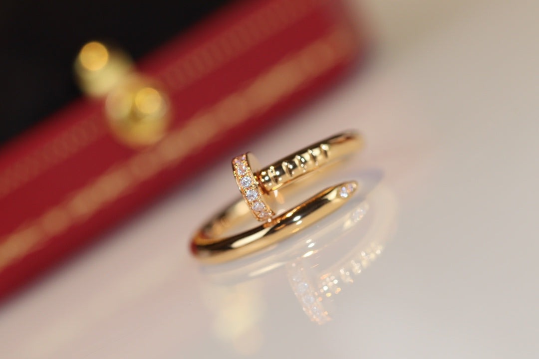 [⭐Glow]JUSTE RING 2.65MM GOLD DIAMOND