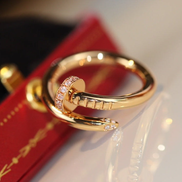 [⭐Glow]JUSTE RING 2.65MM GOLD DIAMOND