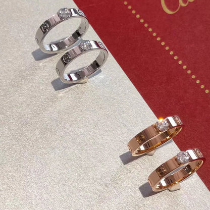 [⭐Glow]LOVE RING 3.6MM 1 BIG DIAMOND