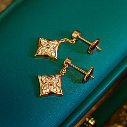 [⭐Glow]STAR DIAMONDS EARRINGS GOLD