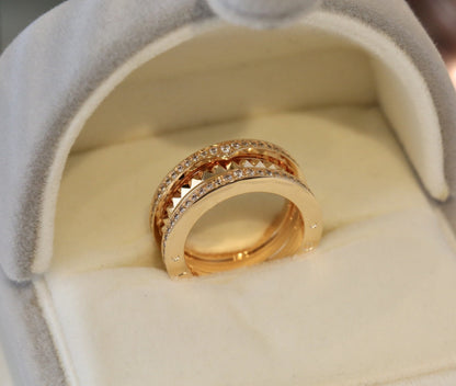 [⭐Glow]ZERO 1 GOLD DIAMOND RING