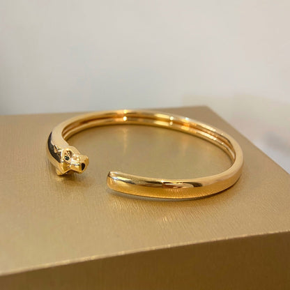 [⭐Glow]PANTHERE GOLD OPEN BRACELET