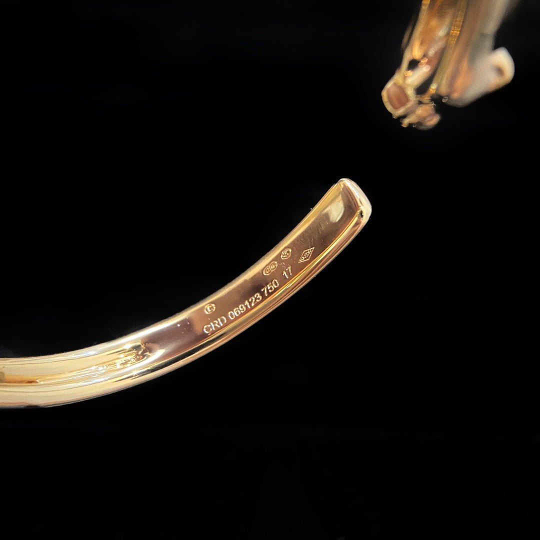 [⭐Glow]PANTHERE GOLD OPEN BRACELET