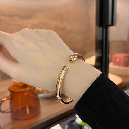 [⭐Glow]PANTHERE GOLD OPEN BRACELET