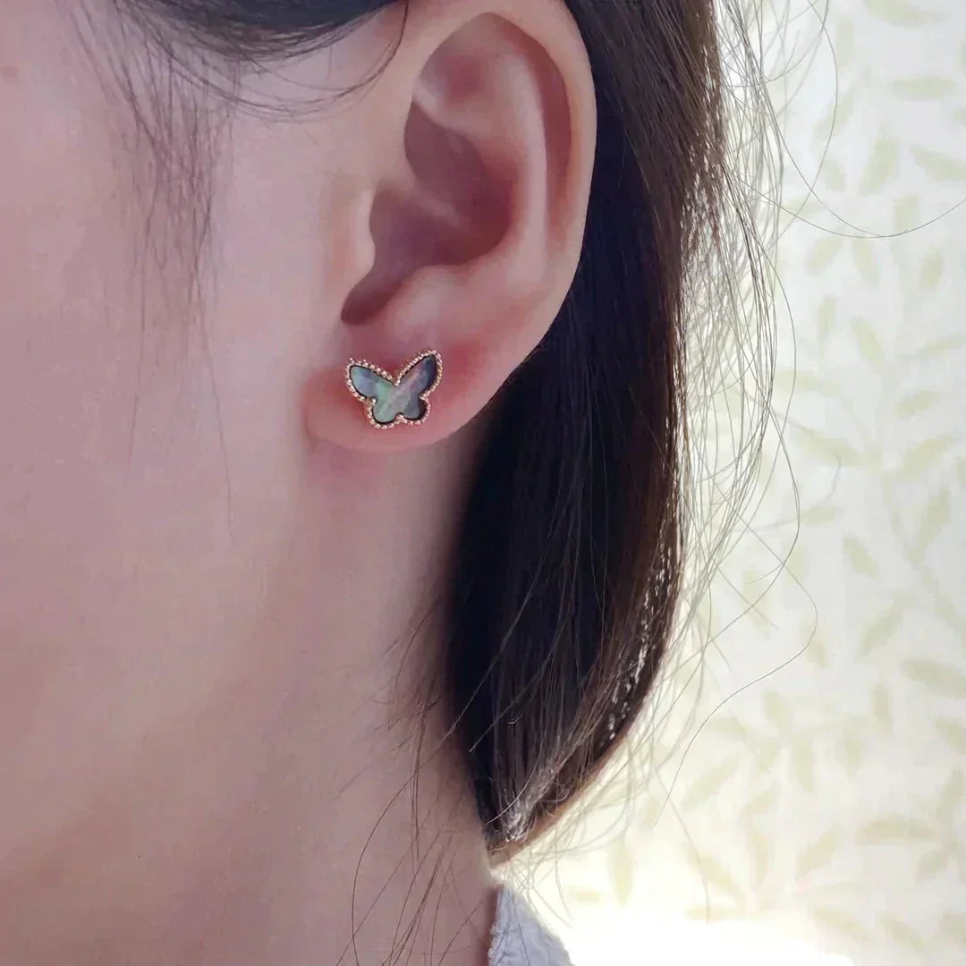 [⭐Glow]BUTTERFLY DARK MOP  EARRINGS