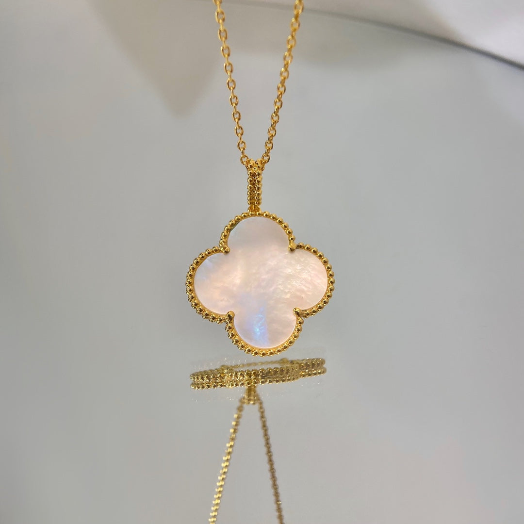 [⭐Glow]CLOVER 25MM MOP LARGE PENDANT NECKLACE