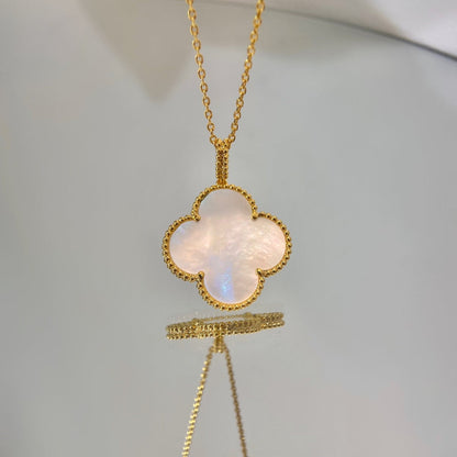 [⭐Glow]CLOVER 25MM MOP LARGE PENDANT NECKLACE