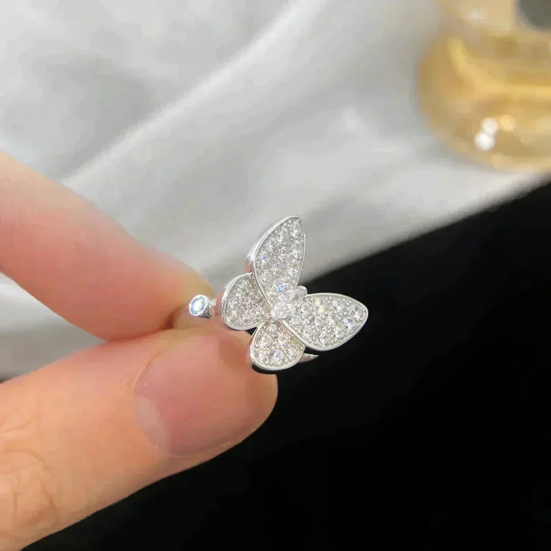 [⭐Glow]BUTTERFLY DIAMOND RING