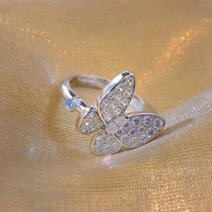 [⭐Glow]BUTTERFLY DIAMOND RING