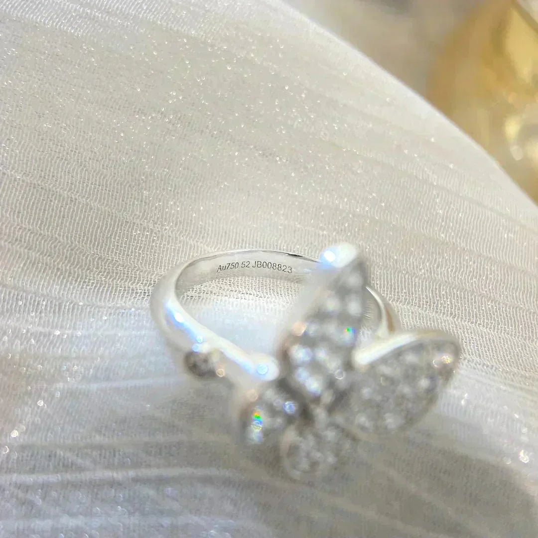 [⭐Glow]BUTTERFLY DIAMOND RING