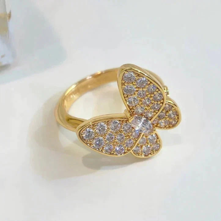 [⭐Glow]BUTTERFLY DIAMOND RING