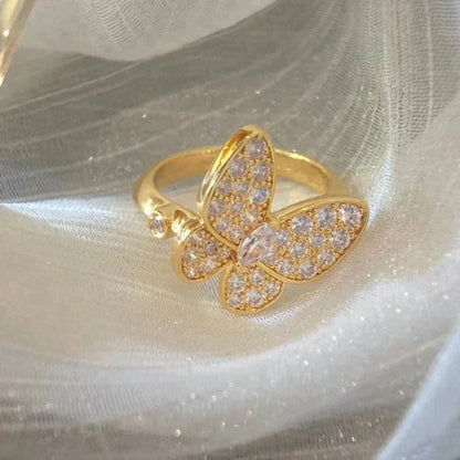 [⭐Glow]BUTTERFLY DIAMOND RING