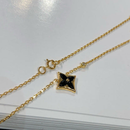 [⭐Glow]STAR BLACK MOP NECKLACE