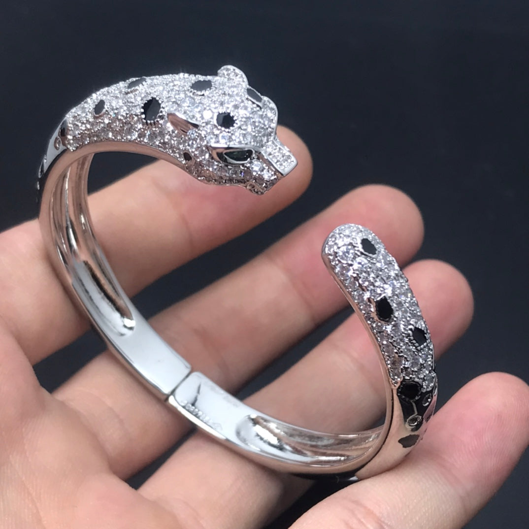 [⭐Glow]PANTHERE BIG BRACELET DIAMONDS