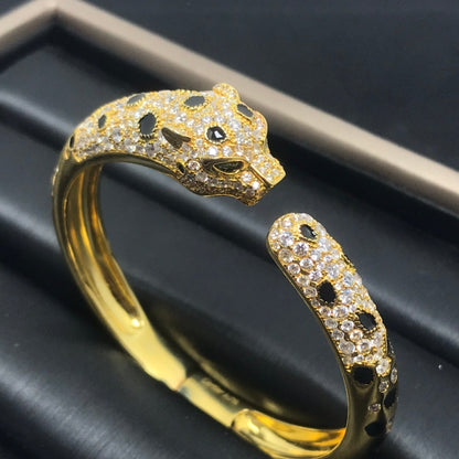 [⭐Glow]PANTHERE BIG BRACELET DIAMONDS