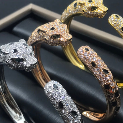 [⭐Glow]PANTHERE BIG BRACELET DIAMONDS