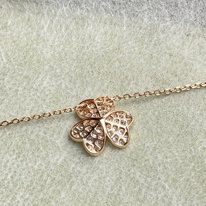 [⭐Glow]FLOWER DIAMOND NECKLACE