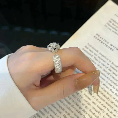 [⭐Glow]PANTHERE 5.5MM ALL DIAMOND RING