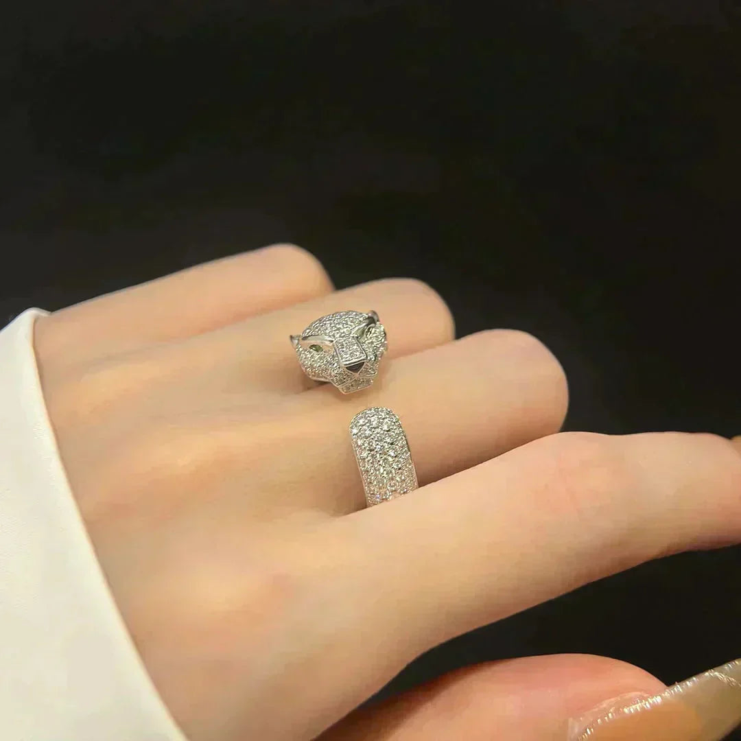 [⭐Glow]PANTHERE 5.5MM ALL DIAMOND RING