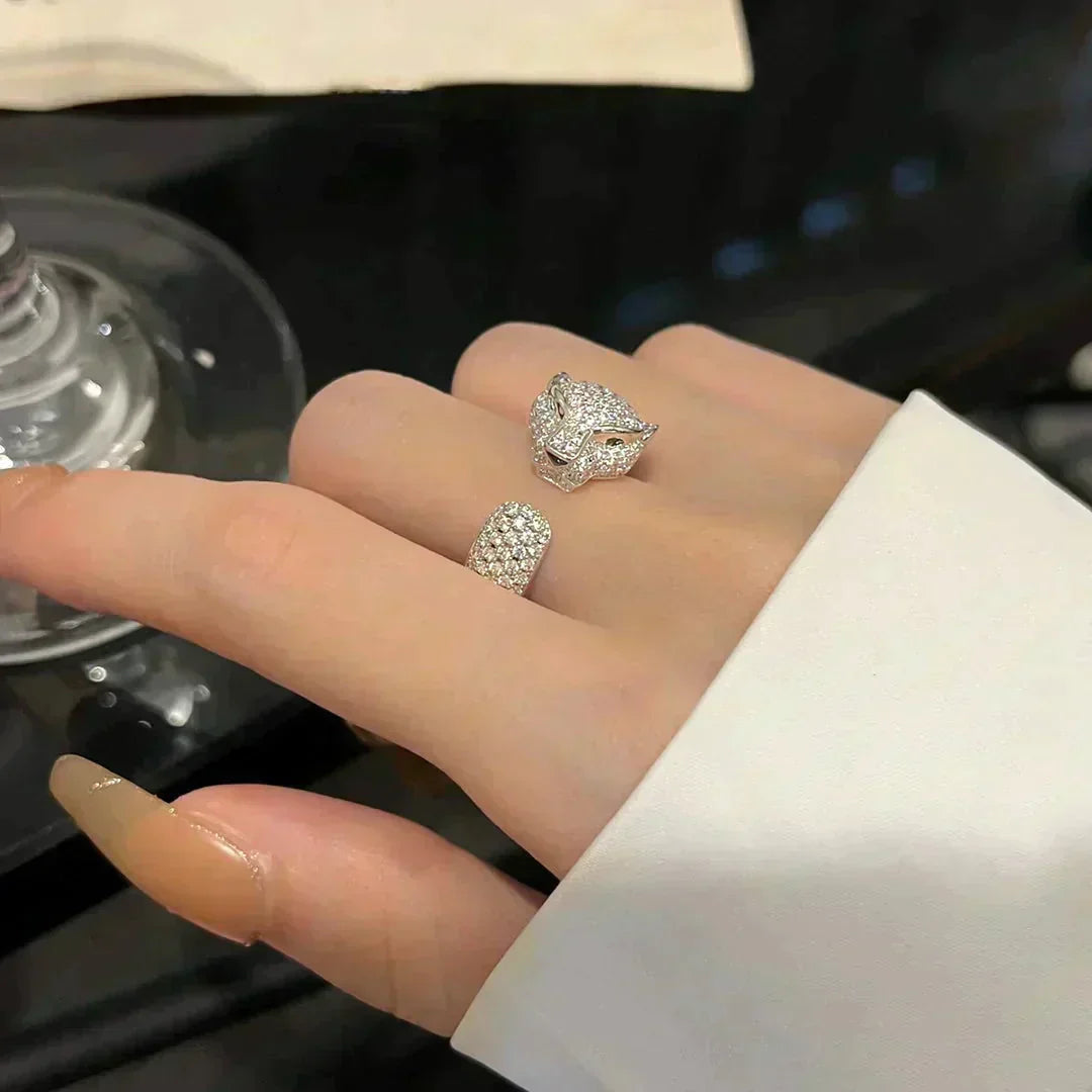[⭐Glow]PANTHERE 5.5MM ALL DIAMOND RING