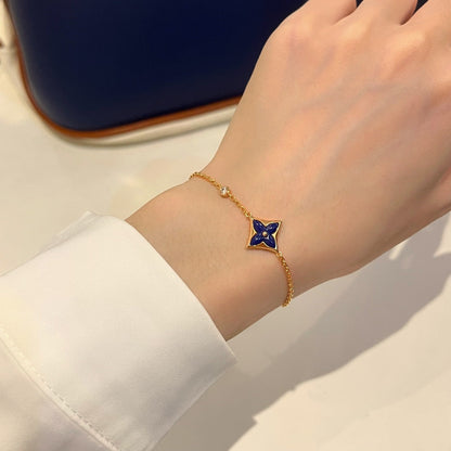 [⭐Glow]COLOR STAR PINK GOLD DIAMOND BRACELET