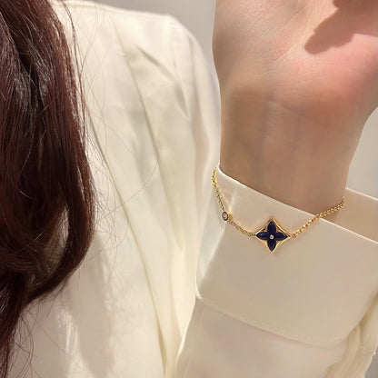 [⭐Glow]COLOR STAR PINK GOLD DIAMOND BRACELET