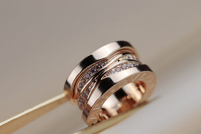 [⭐Glow]ZERO 1 PINK GOLD DIAMOND NECKLACE