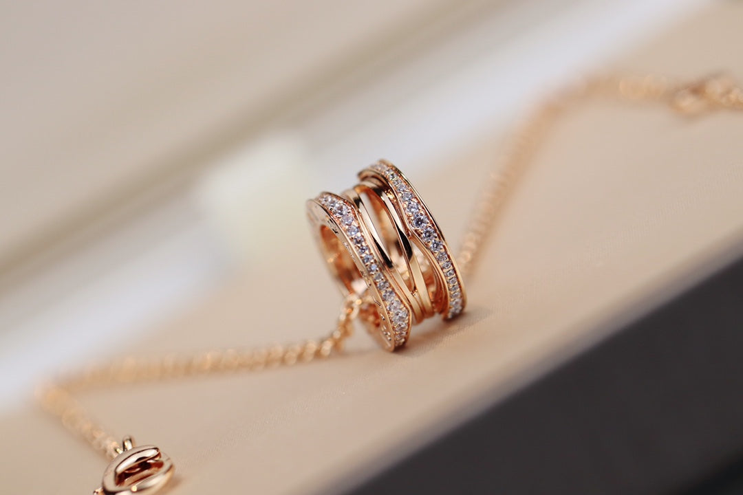 [⭐Glow]ZERO 1 PINK GOLD NECKLACE