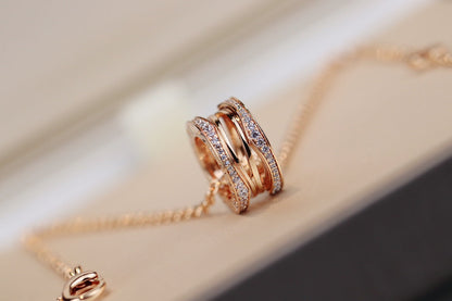 [⭐Glow]ZERO 1 PINK GOLD NECKLACE