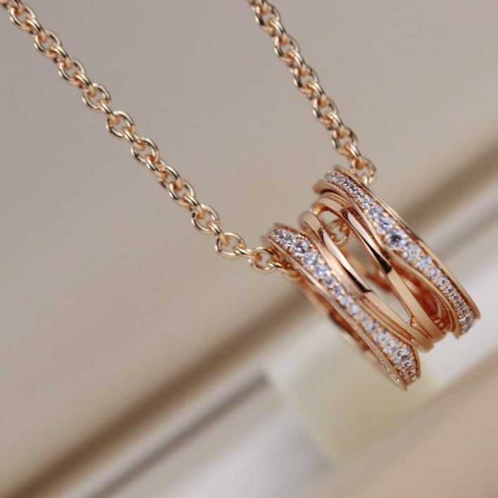 [⭐Glow]ZERO 1 PINK GOLD NECKLACE