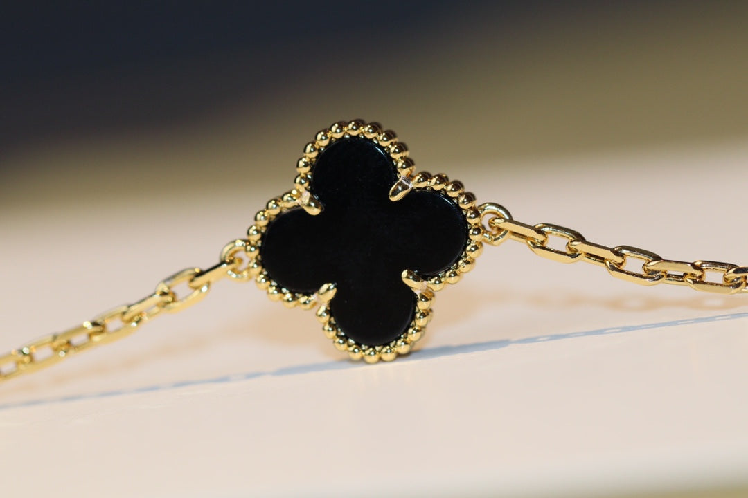 [⭐Glow]CLOVER 20 MOTIFS ONYX ROSE GOLD
