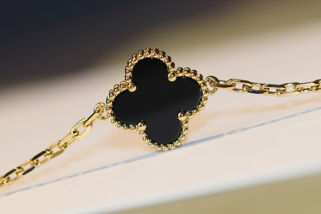 [⭐Glow]CLOVER 20 MOTIFS ONYX ROSE GOLD