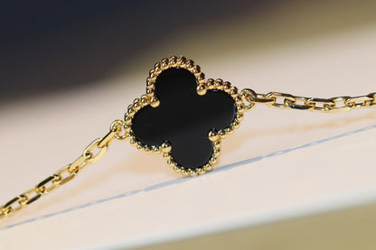[⭐Glow]CLOVER 20 MOTIFS ONYX ROSE GOLD