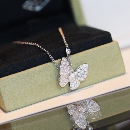[⭐Glow]BUTTERFLY DIAMOND NECKLACE