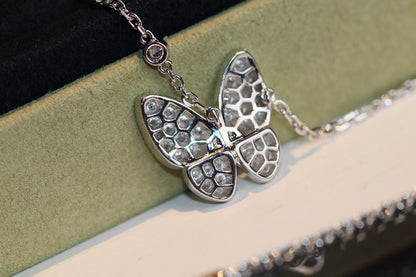 [⭐Glow]BUTTERFLY DIAMOND NECKLACE
