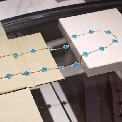 [⭐Glow]CLOVER 20 MOTIFS TURQUOISE GOLD