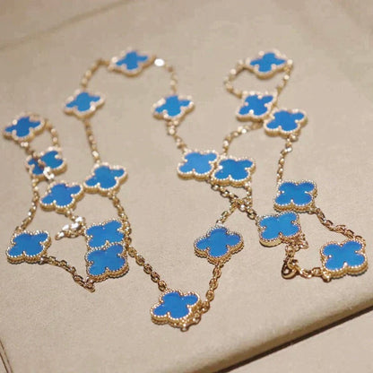 [⭐Glow]CLOVER 20 MOTIFS TURQUOISE GOLD