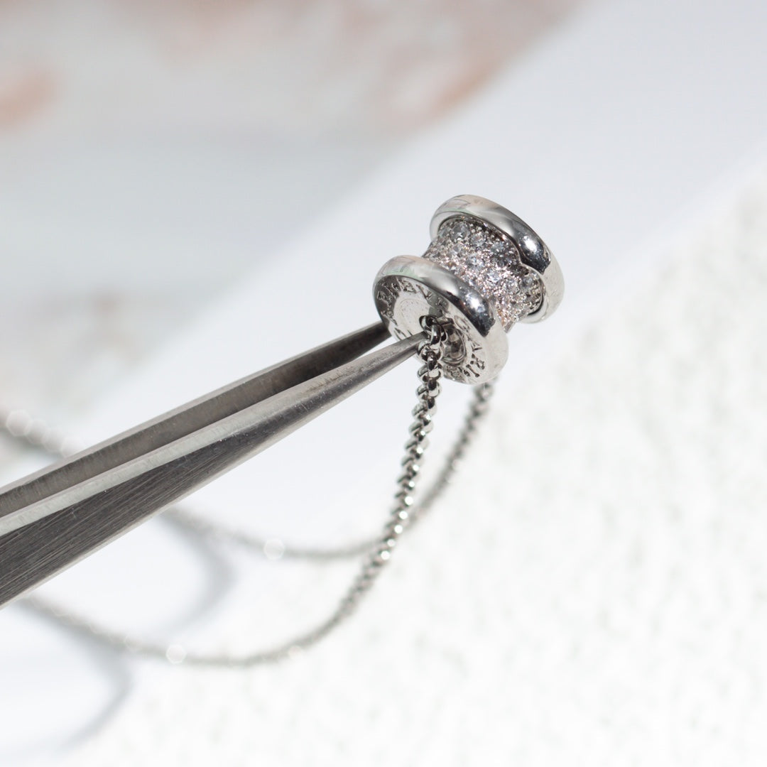 [⭐Glow]ZERO 1 SILVER DIAMOND NECKLACE