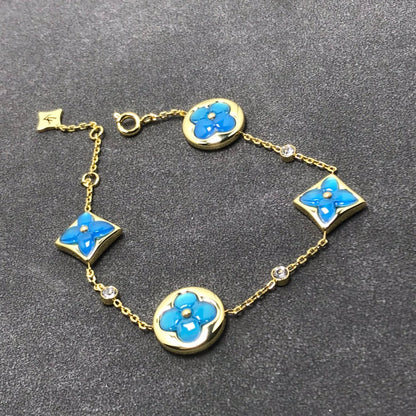 [⭐Glow]STAR AND SUN TURQUOISE 4 MOTIFS 3 DIAMONDS