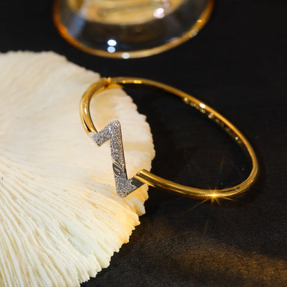 [⭐Glow]VOLTE UPSITE DOWN GOLD DIAMOND BRACELET