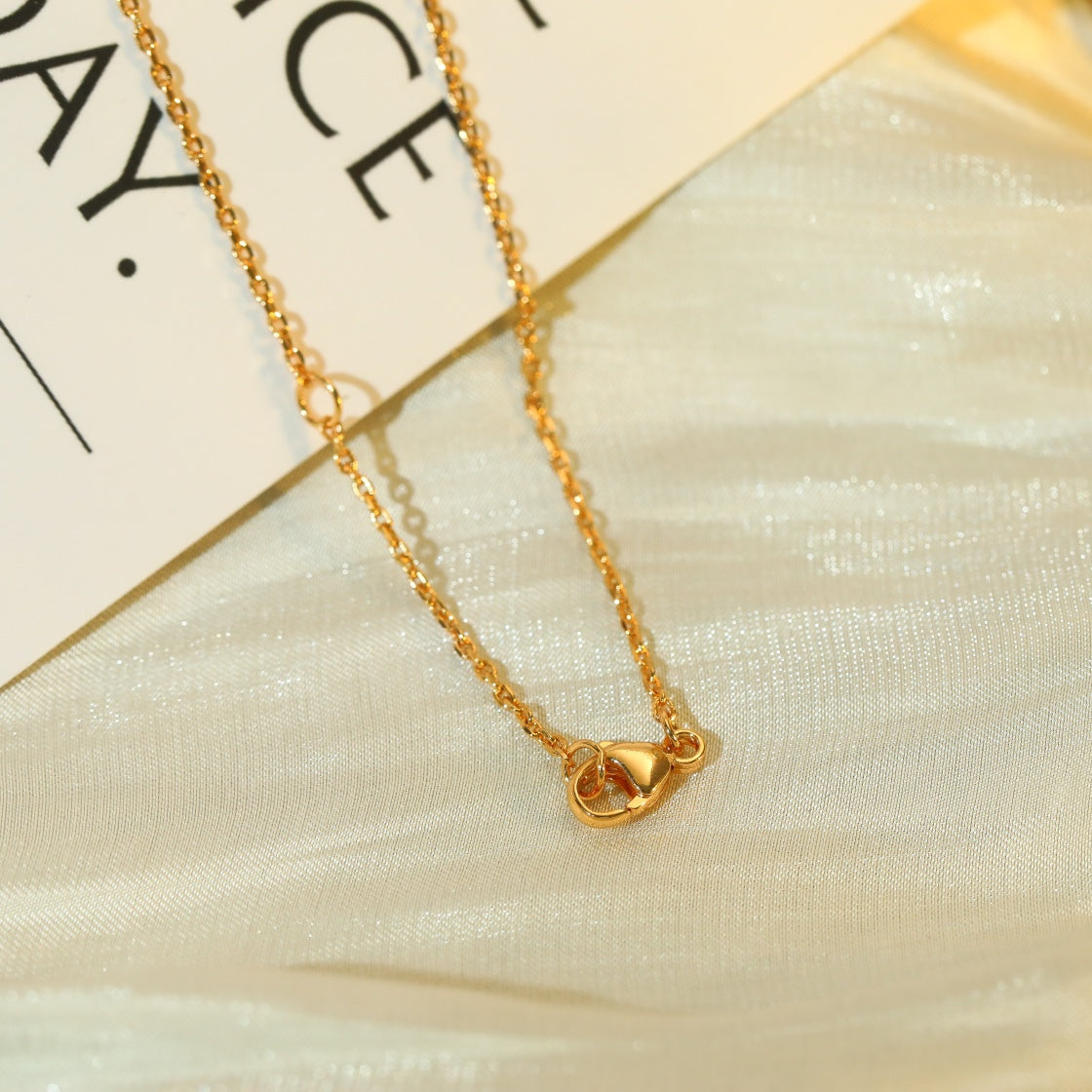 [⭐Glow]VOLT SILVER DIAMOND PEDANT NECKLACE