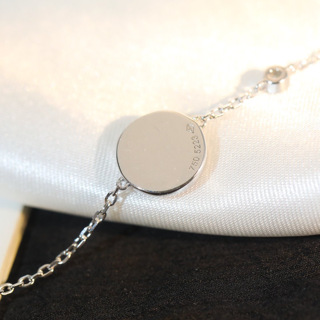 [⭐Glow]SUN MOTIF PINK MOP SILVER BRACELET