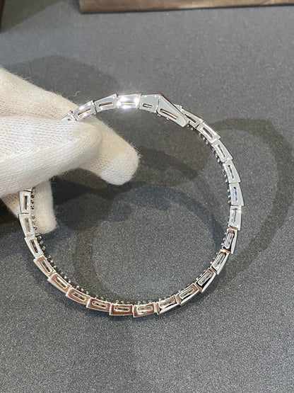 [⭐Glow]SERPENTI BRACELET DIAMONDS SILVER