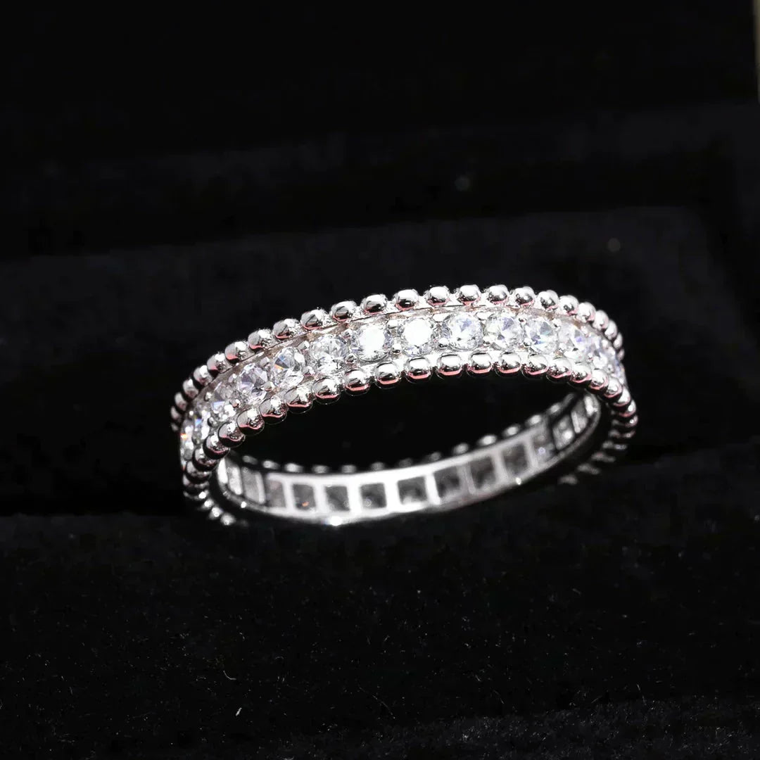 [⭐Glow]PERLEE DIAMOND SILVER RING