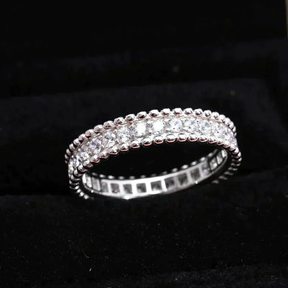 [⭐Glow]PERLEE DIAMOND SILVER RING