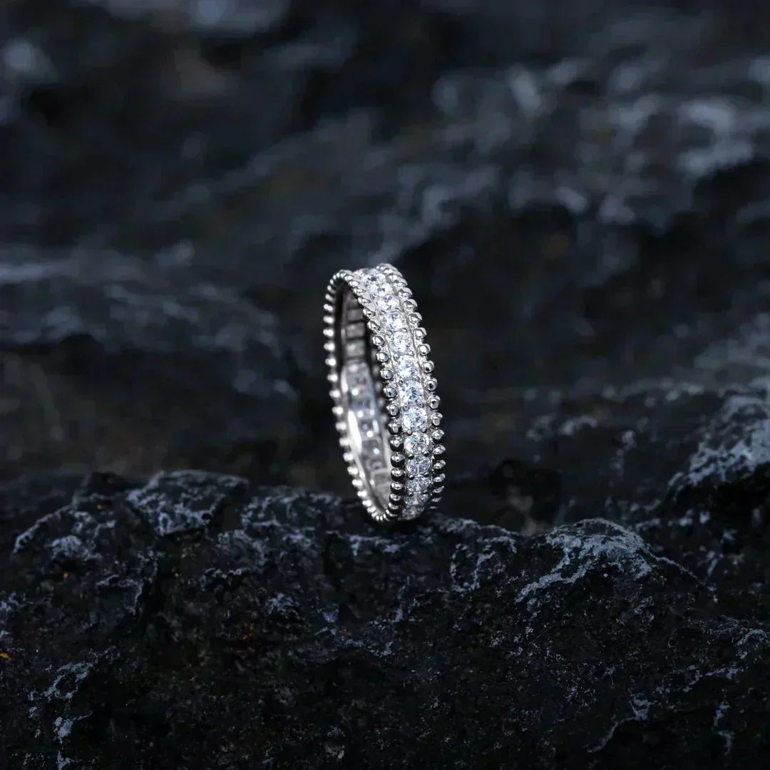 [⭐Glow]PERLEE DIAMOND SILVER RING
